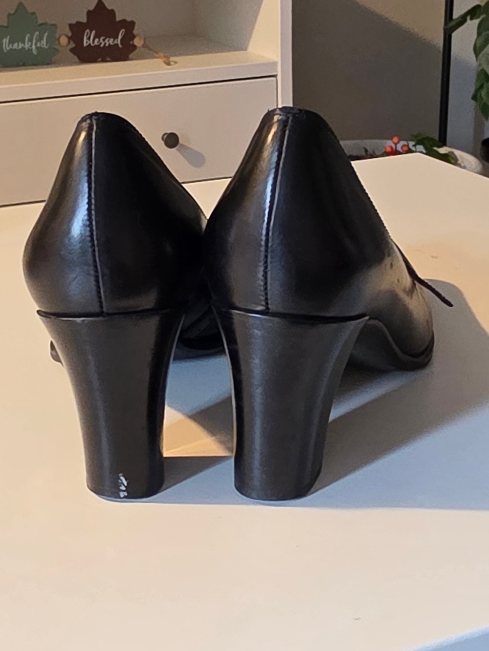 Black Mary Jane Pump with Buckle Detail - Women Shoes - Picture 6 of 7